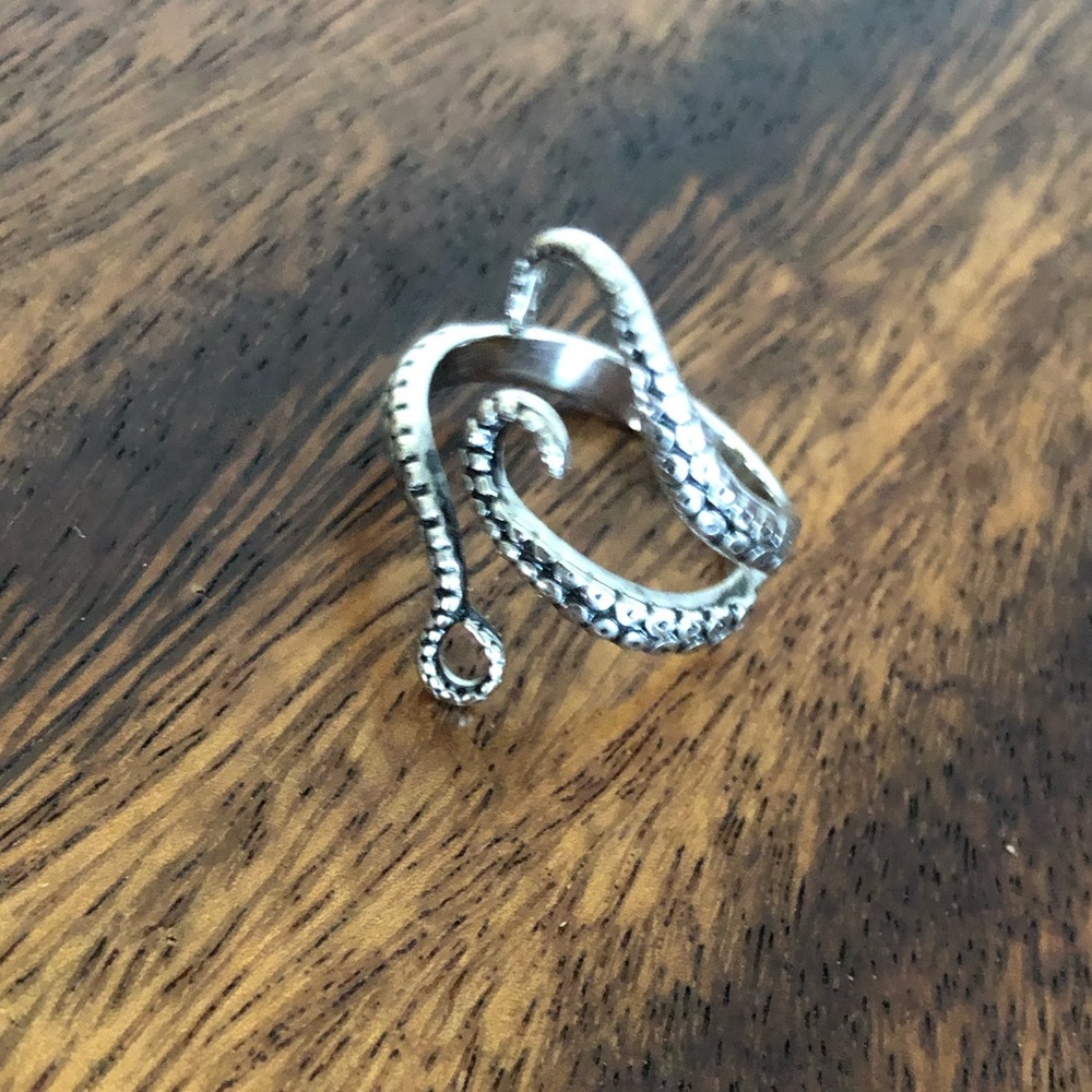 Octopus Tentacle Ring - Picture 2 of 2